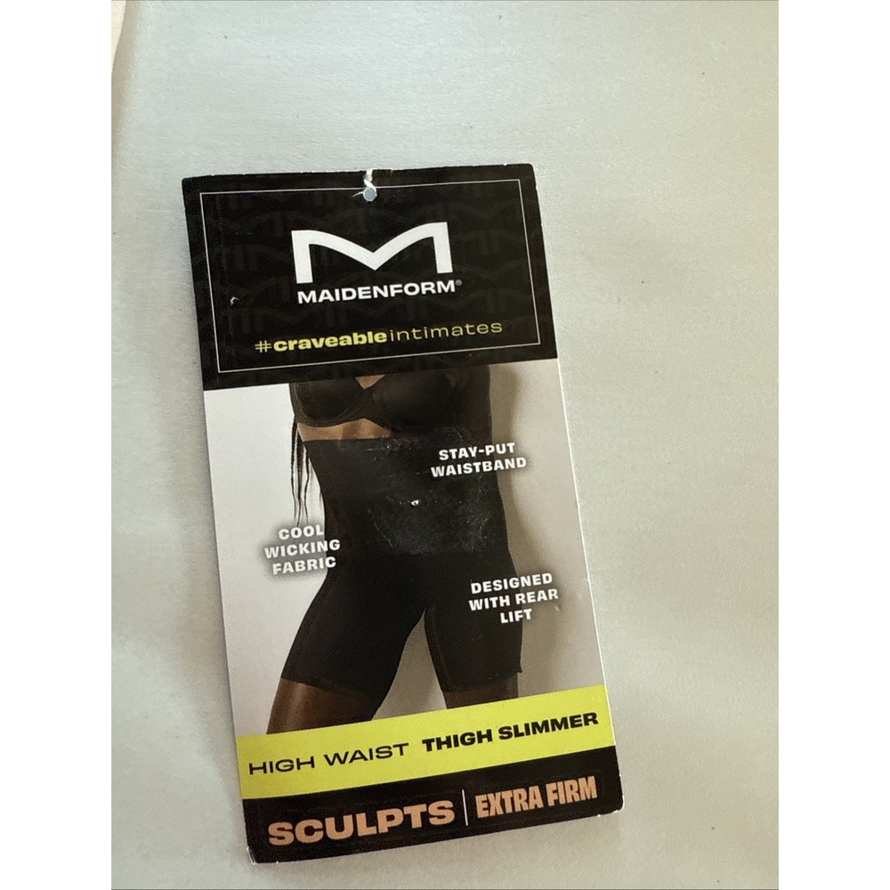 Maidenform Sculpts‎ Extra Firm High Waist Thigh Slimmer Small SES095 Shapewear - Picture 3 of 6